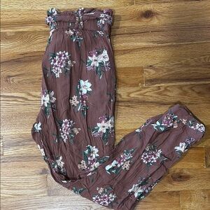 Floral American Eagle Pants